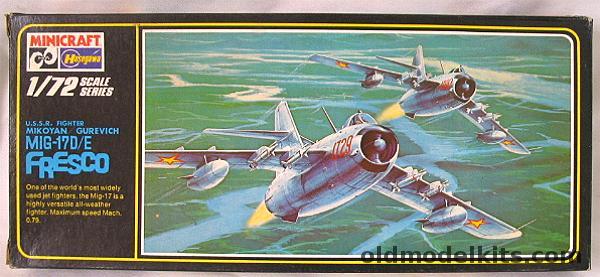 Hasegawa 1/72 Mig-17 D/E Fresco - USSR / East German / Indonesian Air Forces, 083 plastic model kit